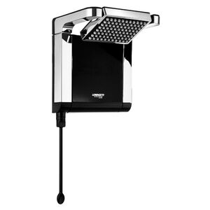 Chuveiro Lorenzetti Acqua Star Ultra Eletr&ocirc;nico Preto/Cromado